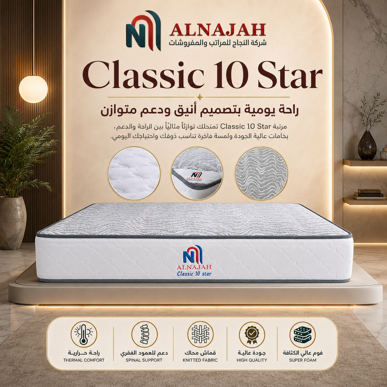 موديل 10 نجمة - كلاسيك (29 سم)