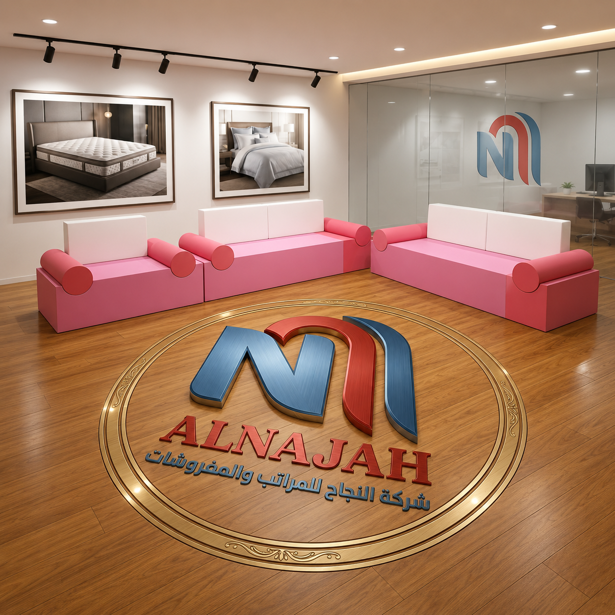 صالون الاستقبال الراقي